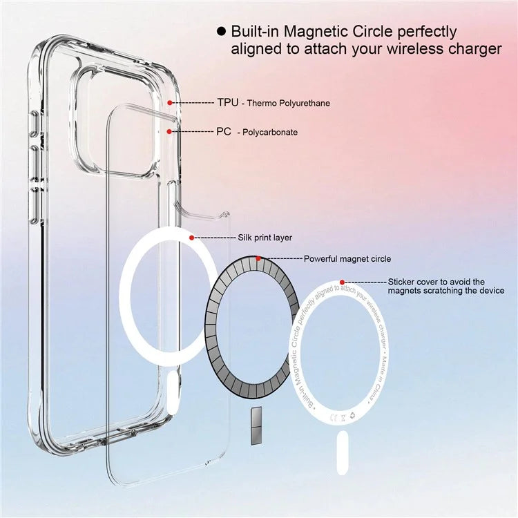 Funda Transparente MagSafe Anticaída