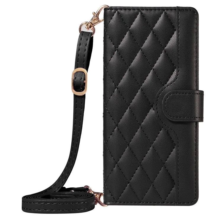 Wallet Case with Strap - Black