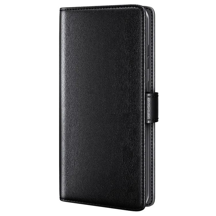 Premium Leather Wallet Case - Black