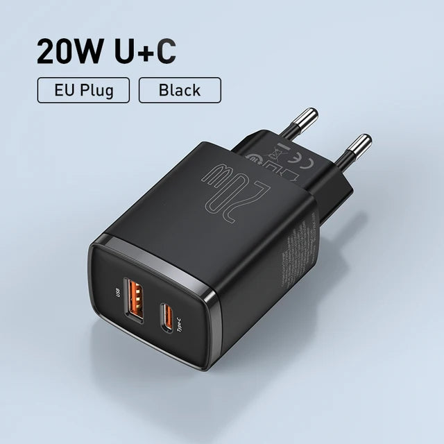 Mini chargeur USB Charge rapide 20W