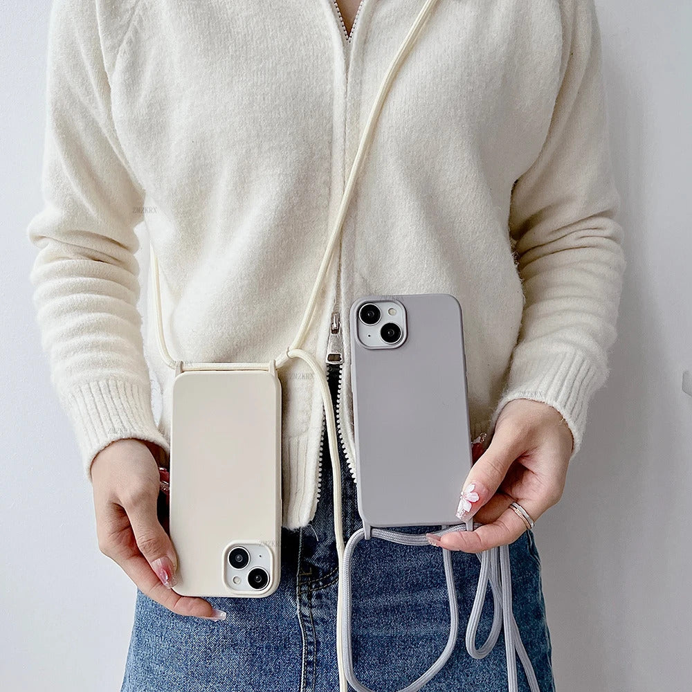 Funda con cordón para iPhone