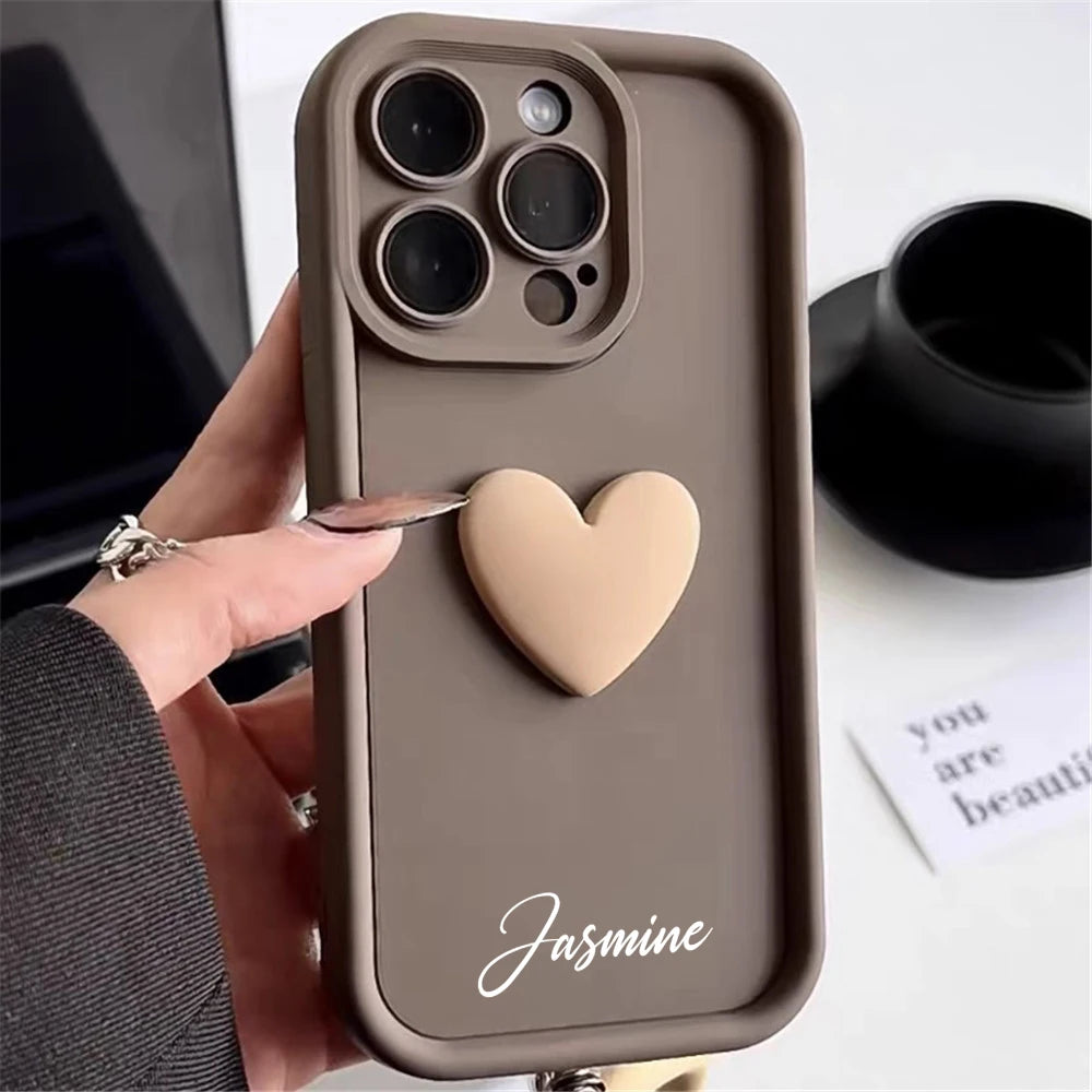 3D Heart Personalized Cover