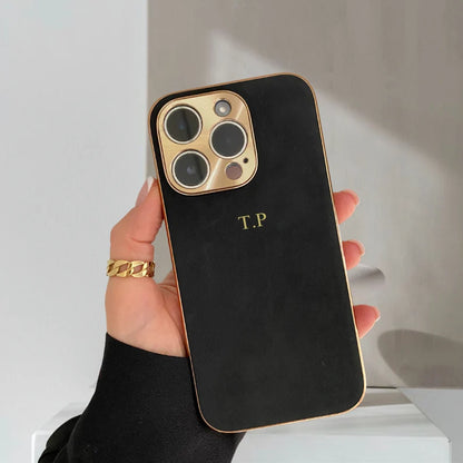 Gold Plate Lens - Personalized Cover with Initials