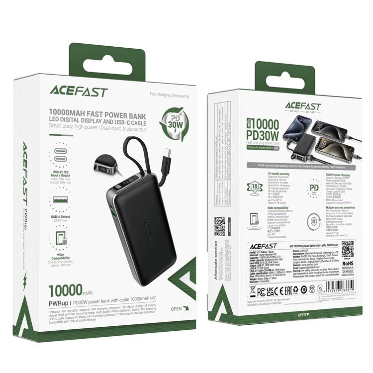 Powerbank Acefast 10000 mAh 30W USB-C