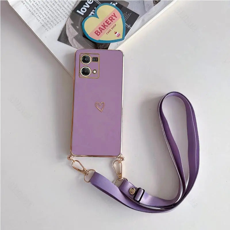 Funda con Correa Love heart