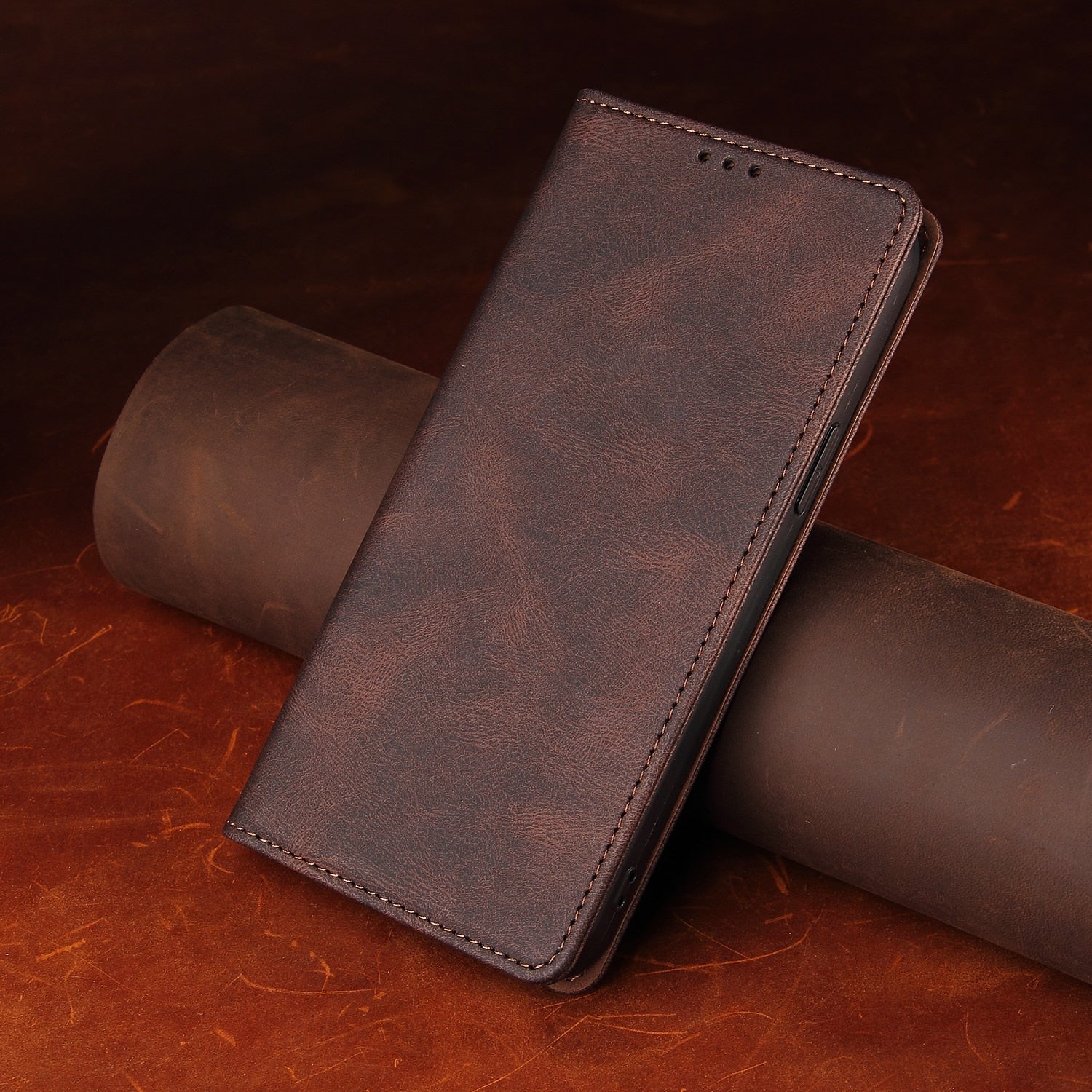 Flip Leather Case Capas de Telemóvel