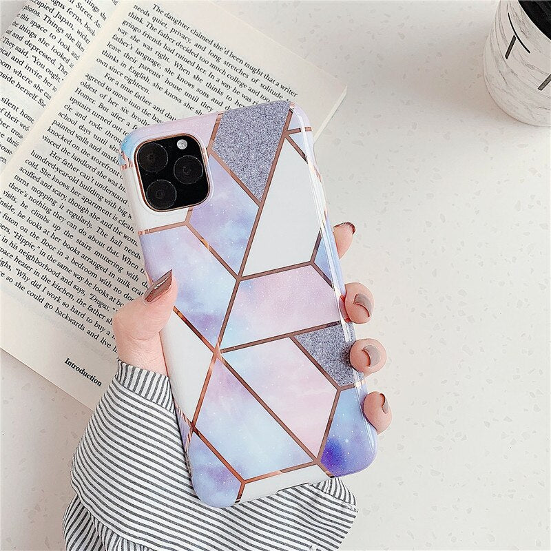 Geometric Marble Capas de Telemóvel