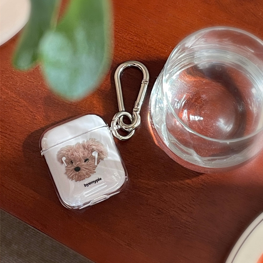 AirPods de perro de peluche