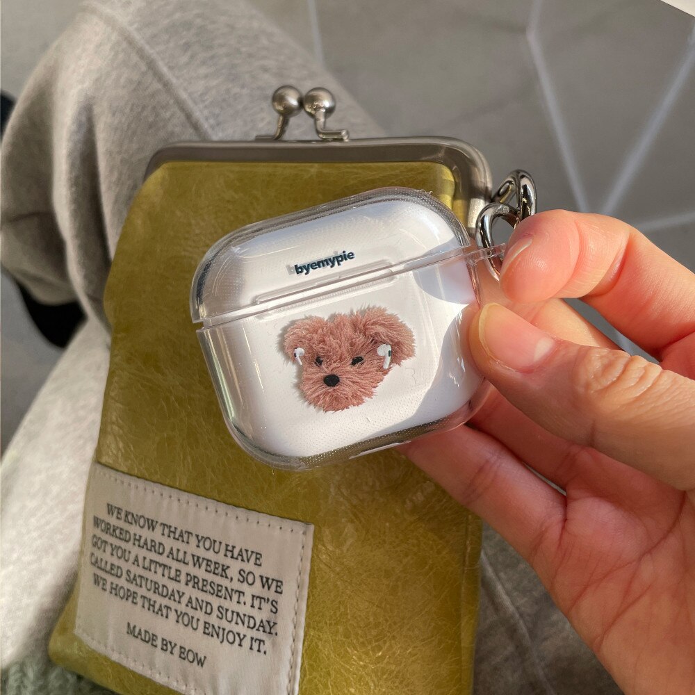 AirPods de perro de peluche