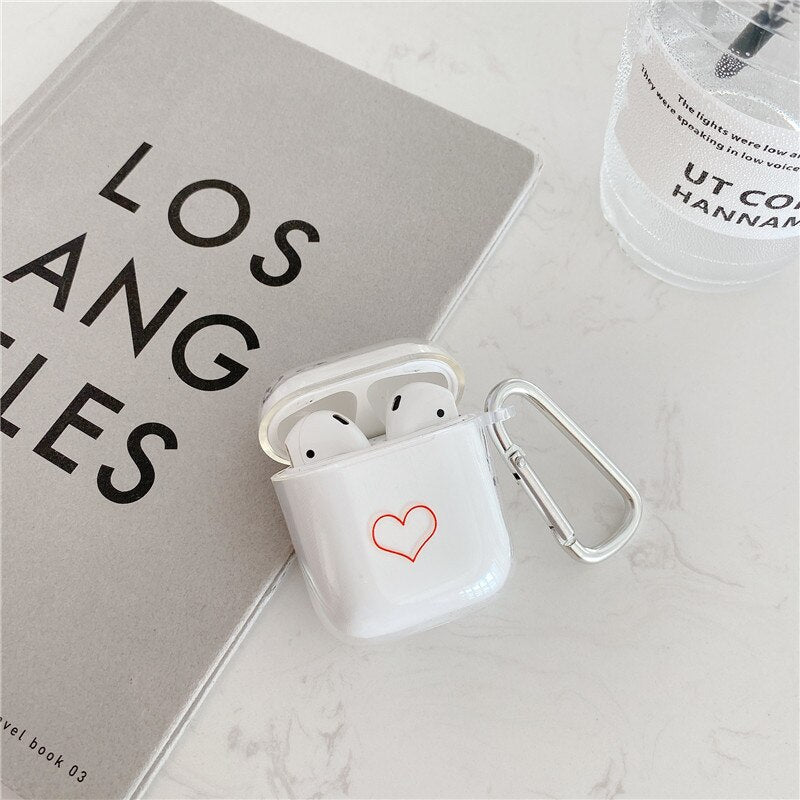 Capa AirPods Red Heart - , Capas & Acessórios