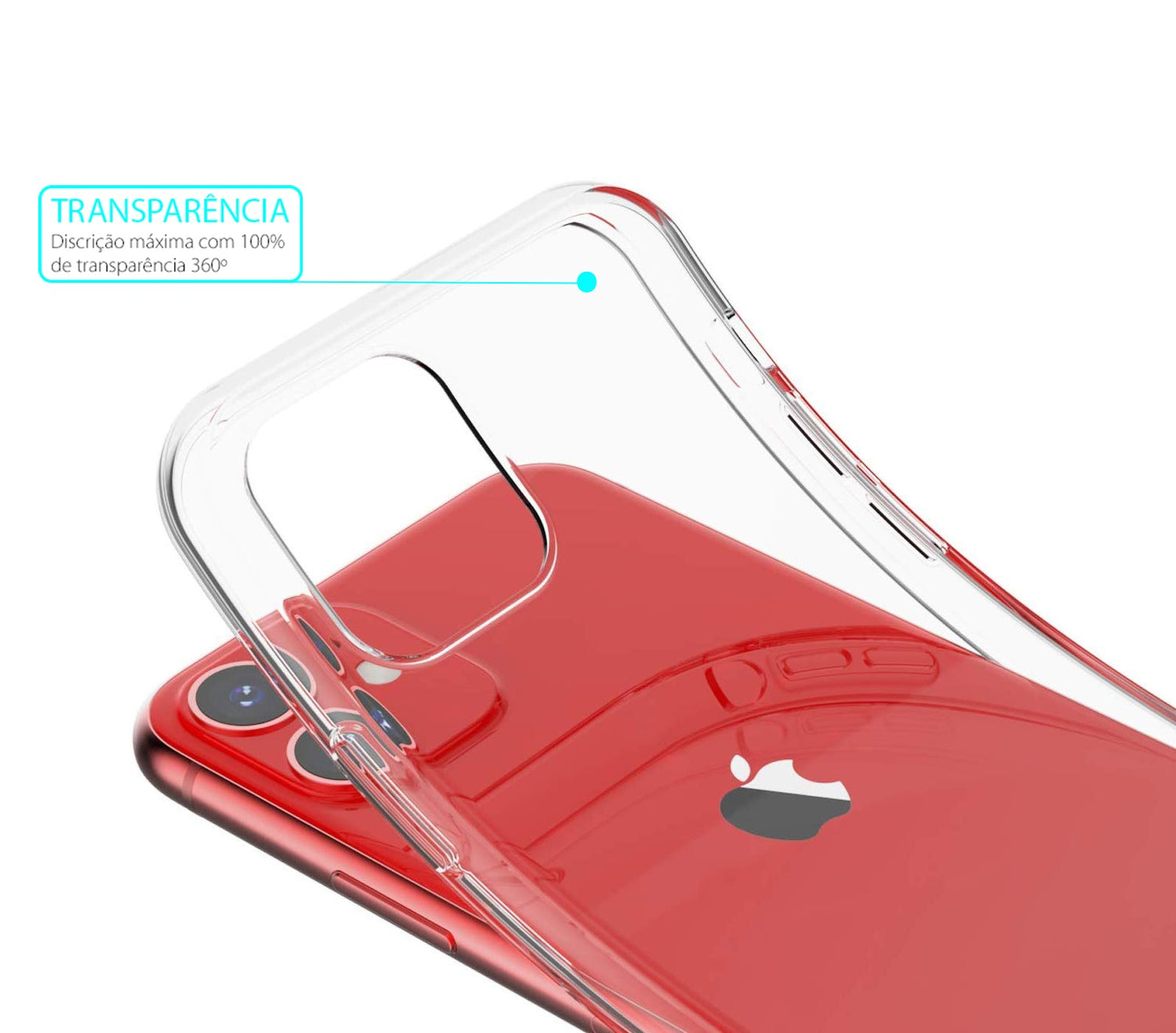 Capa Fina Silicone Transparente - iPhone - Capas para telemóvel, Capas &amp; Acessórios